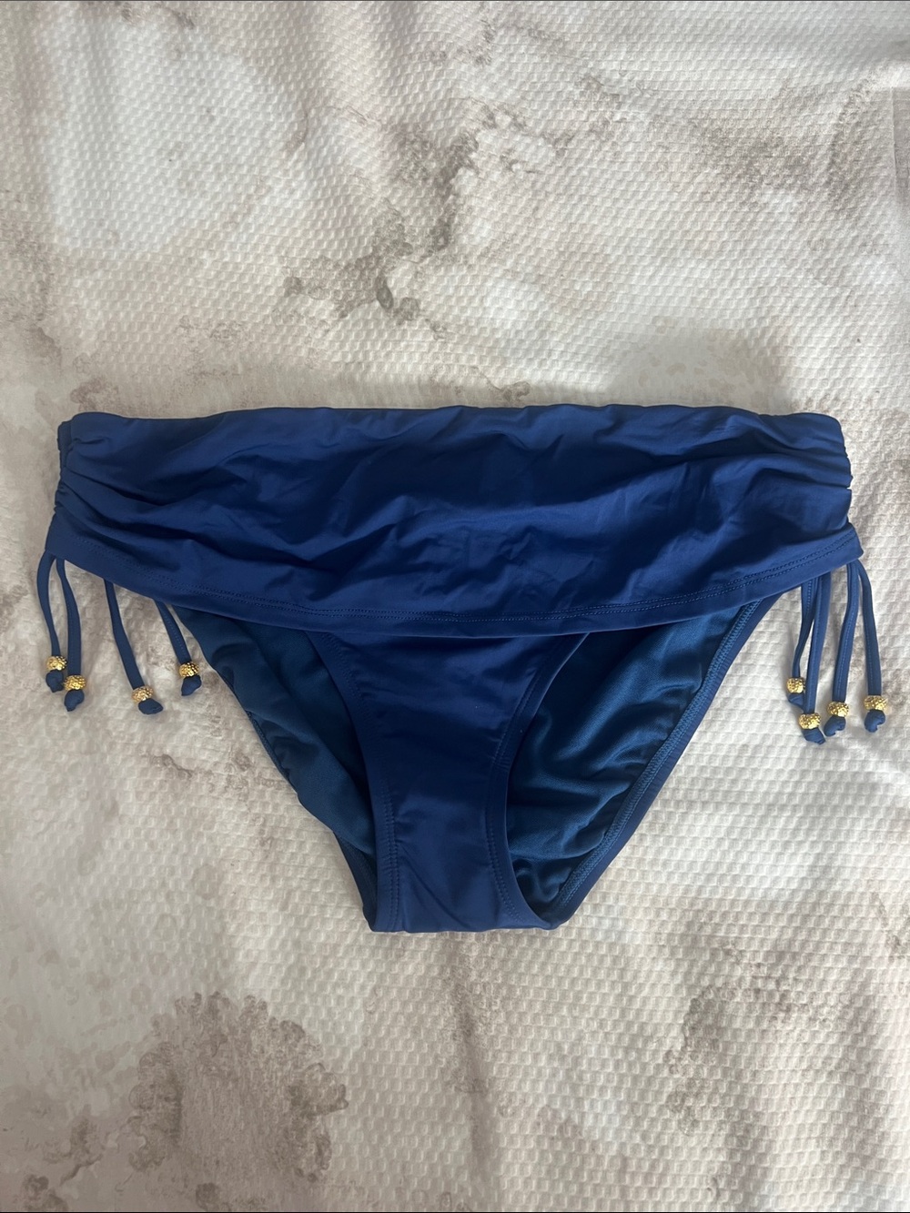 Bleu Rod Beattie Kore Shirred Hipster Bikini Bottom Size 10 - Picture 5 of 8
